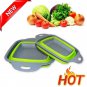 Foldable Drain and Wash Basket Vegetable Colander Strainer Plastic Kitchen Tool