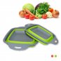 Foldable Drain and Wash Basket Vegetable Colander Strainer Plastic Kitchen Tool