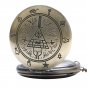 Cartoon Pocket Watch Gravity Fall Bill Cipher Pyramid Symbol Pendant Necklace