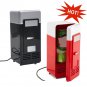 Desktop Mini Fridge USB Gadget Beverage Cans Cooler Warmer Refrigerator New