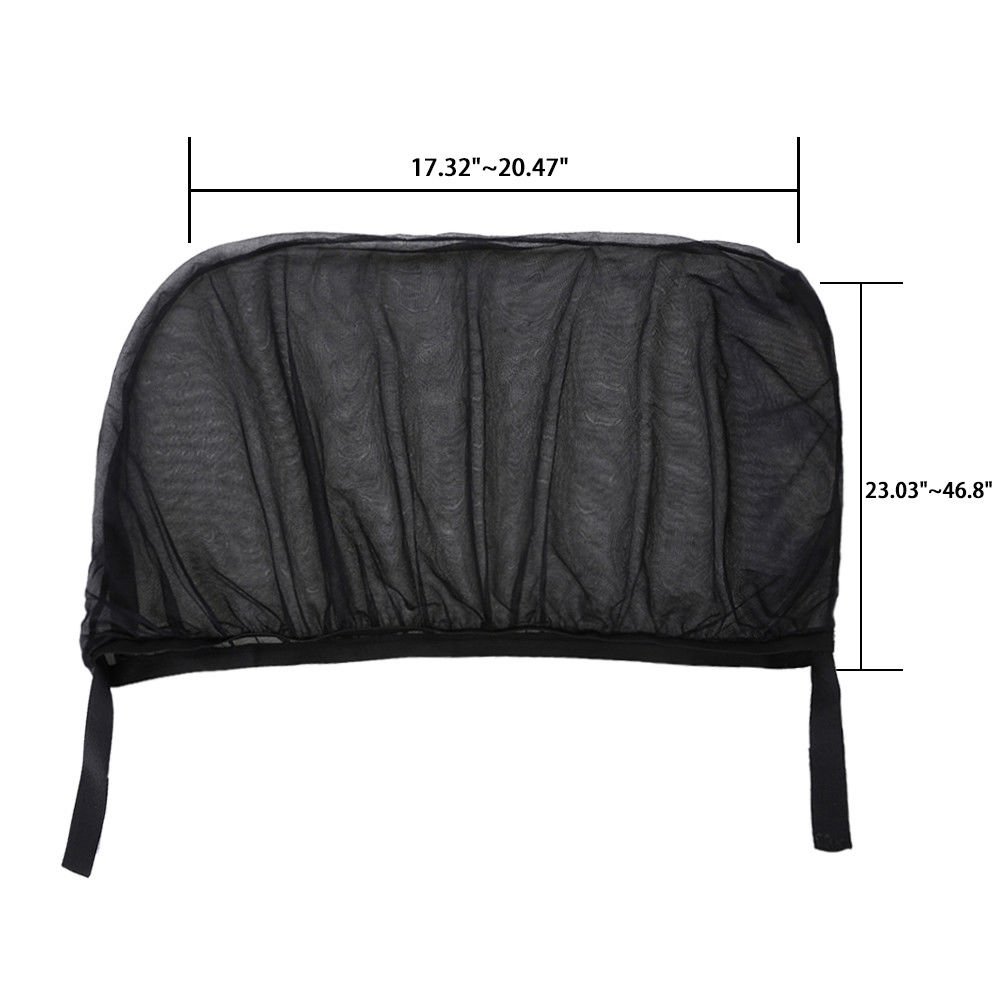 (2 Pieces) Best Window Shade Recommended 2018 Top Quality Black Item