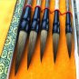 5pcs Chinese Calligraphy Brush Pen Set Weasel Hair Writing Ink Painting Medium