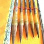 5pcs Chinese Calligraphy Brush Pen Set Weasel Hair Writing Ink Painting Medium