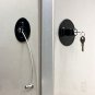 Heavy Duty Refrigerator Door Lock w/ 2 Keys Strong Adhesive Tape Aircraft Cables