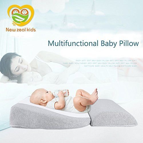 Baby Crib Sponge Pillow Wedge Newborn Reflux Reducer Nasal Congestion Reducer