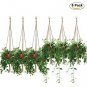 6 Pcs Plant Hanger Holder Lot Macrame Hanging Planter Indoor Outdoor For Plant
