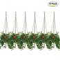 6 Pcs Plant Hanger Holder Lot Macrame Hanging Planter Indoor Outdoor For Plant