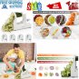 4 Blade Spiralizer Spiral Slicer Vegetable Maker Shredder Makes Zucchini Durable