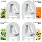 4 Blade Spiralizer Spiral Slicer Vegetable Maker Shredder Makes Zucchini Durable