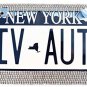 Bling License Plate Frame For Car Rhinestone Waterproof Metal Stainless White