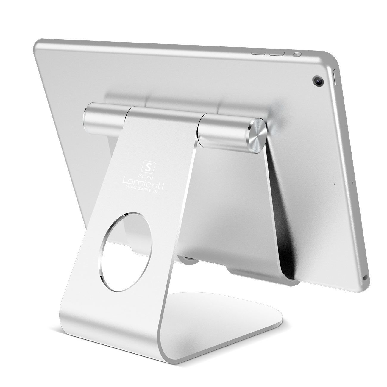 Universal Adjustable Tablet Stand Desktop Holder Dock Cradle Aluminum
