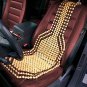 Premium Quality Double Strung Two Tone Wooden Beaded Seat Cushion Durable New