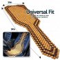 Premium Quality Double Strung Two Tone Wooden Beaded Seat Cushion Durable New