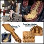 Premium Quality Double Strung Two Tone Wooden Beaded Seat Cushion Durable New
