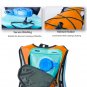 Camping Hydration Backpack With Water Bladder Waterproof Fabric Hiking Outdoor