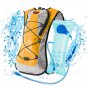 Camping Hydration Backpack With Water Bladder Waterproof Fabric Hiking Outdoor