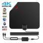 DIGITAL ANTENNA TV HDTV 50-80 MILES LONG RANGE HQ INDOOR ANTENA Freeview Black