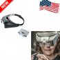 Jewelers Head Headband LED Magnifier Magnifying Glasses With Light Loupe NEW