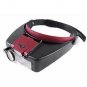 Jewelers Head Headband LED Magnifier Magnifying Glasses With Light Loupe NEW