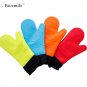 Heat Resistant Silicone Glove Waterproof Kitchen BBQ Cooking Baking Long Gloves