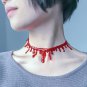 Halloween Decoration Horror Blood Drip Necklace Fake Blood Vampire Fancy Joker