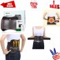 4 Steel Splint Spontaneous Heating Lumbar Waist Back Support Belt Detachable NEW