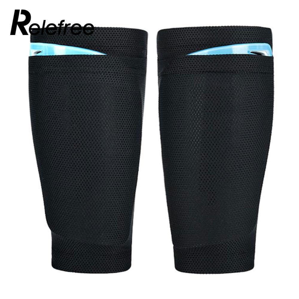 Professional Men Shin Guard Training Soccer Shin Pad Fabric Safety Goalkeeper
