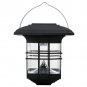 Outdoor Solar Lantern Hanging Light LED Garden LED Hook Lamp Yard Patio Portable