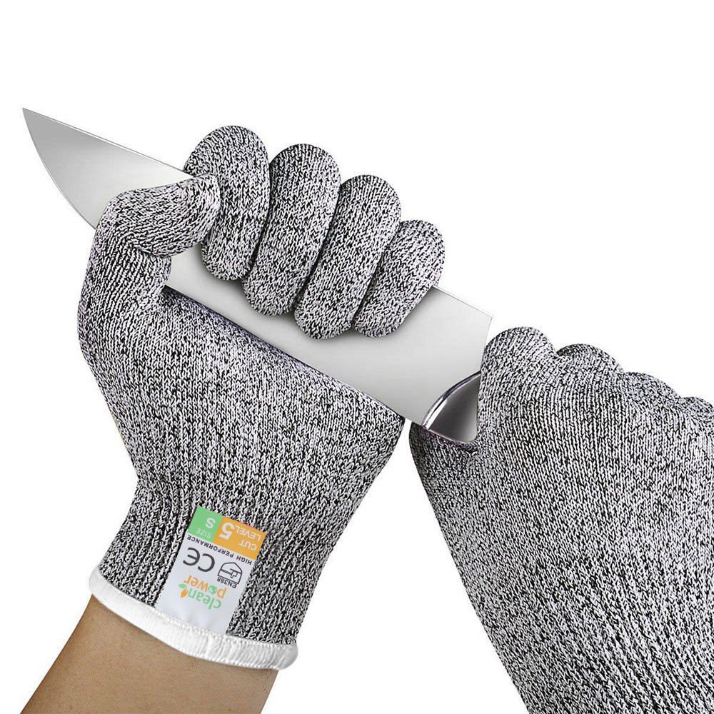 1Pair No Cry Cut Resistant Gloves High Performance Level 5 Protection Food Grade
