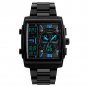 Large Square Mens Military Sport Analog Digital Outdoor No Waterproof WristWatch