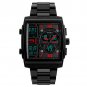 Large Square Mens Military Sport Analog Digital Outdoor No Waterproof WristWatch