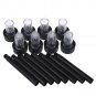 8 Pcs Outdoor Garden LED Solar Landscape Path Lights Yard Lamp Plastic & PP NEW