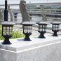 Solar Power Post Cap Light Outdoor Pathway Fence Rechargeable LED Garden Light