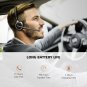 Wireless Black Headset Truck Driver Noise Cancelling Bluetooth Headphones Office