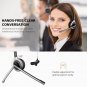Wireless Black Headset Truck Driver Noise Cancelling Bluetooth Headphones Office