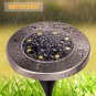 Solar Disk Lights Outdoor for Pool Pathway Garden In-Ground 4 PACK with 8 LED