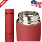 Classic Vacuum Thermos Bottle Coffee Red Insulated 500ML Anti Skip Body NEW