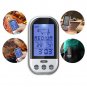 Programmable Digital Wireless Remote Cooking Food Meat BBQ Thermometer Outdoor