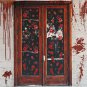 Horror Halloween Decoration Wall Stickers Bloody Fingerprint Blooding Handprint