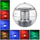 Solar Powered LED Color Changing Swimming Pool Floating Light Waterproof Garden
