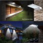 Solar Lights Motion Sensor 42 LED 500 Lumens Outdoor Sensor Light Rechargeable