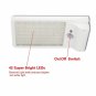 Solar Lights Motion Sensor 42 LED 500 Lumens Outdoor Sensor Light Rechargeable