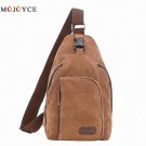 Mens Travel Work Canvas Messenger Shoulder Casual Style Zipper Satchel Chest Bag