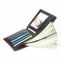 Genuine Leather Mens Wallets For Bifold With ID Card Holder Slim No Zipper NEW
