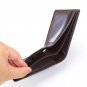 Genuine Leather Mens Wallets For Bifold With ID Card Holder Slim No Zipper NEW