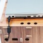 Wooden Computer Monitor Laptop Riser Desktop Organizer Space Saver Storage Box