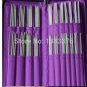 Set of 104 Crochet Hook Needles Set Stainless Steel Circular Knitting Tools New