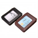 Men's Trifold Leather Slim Small Purse Coin Holder Organizer Standard Wallet NEW