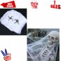 Halloween Scary Party Scene Props White Stretchy Spider Web Horror Decoration