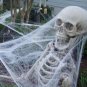Halloween Scary Party Scene Props White Stretchy Spider Web Horror Decoration